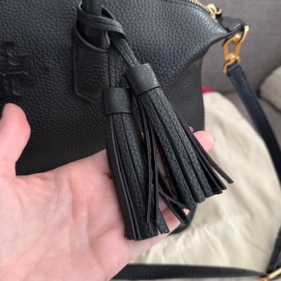 Tory Burch Black Leather satchel handbag - Picture 4 of 13